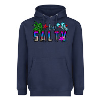 Navy be salty Heavyweight Hoodie - CowhideDigitalArt