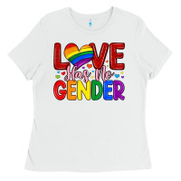 White love has no gender Ladies Tee - Artiststas