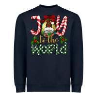 Navy joy to the world Heavyweight Sweatshirt - BundleAndBundleShop