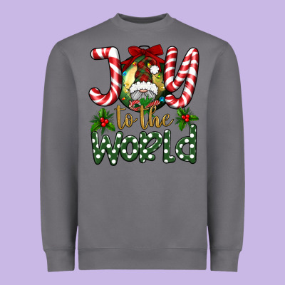 Joy To The World Heavyweight Sweatshirt Designed By Bundleandbundleshop