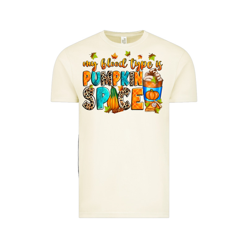 My Blood Type Is Pumpkin Spice Vintage Tee by RanaPortraitStore | Teevron