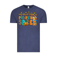 Vintage Denim My blood type is pumpkin spice Vintage Tee - RanaPortraitStore