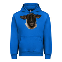 Cobalt suffolk ewe head Urban Hoodie - BarkalooDesign