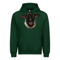 Forest Green suffolk ewe head Urban Hoodie - BarkalooDesign