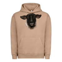 Pigment Burro suffolk ewe head Urban Hoodie - BarkalooDesign
