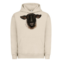 Pigment French Oak suffolk ewe head Urban Hoodie - BarkalooDesign