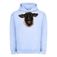 Pigment Grape Ice suffolk ewe head Urban Hoodie - BarkalooDesign