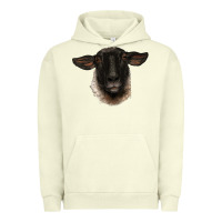 Pigment Pistachio suffolk ewe head Urban Hoodie - BarkalooDesign