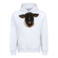 White suffolk ewe head Urban Hoodie - BarkalooDesign