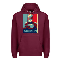 Burgundy mumen rider 10 Premium Hoodie - lanVoArt