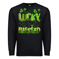 Black not lucky just really blessed Premium Sweatshirt - Artiststas