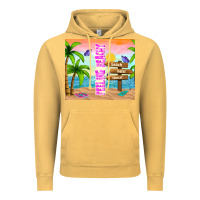 Vintage Mustard feeling beachy Vintage Hoodie - TumblerDesignByShophia
