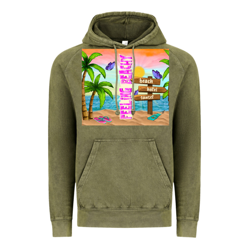 Feeling Beachy Vintage Hoodie by TumblerDesignByShophia | Teevron