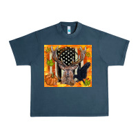 Midnight Navy crow and deer hunting fall camouflage Urban Heavy Tee - TumblerDesignByShophia