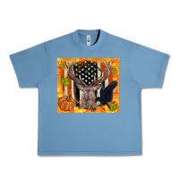 Pebble Blue crow and deer hunting fall camouflage Urban Heavy Tee - TumblerDesignByShophia