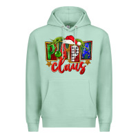 Seafoam Christmas papa claus Premium Hoodie - FaDigitalArtStudio