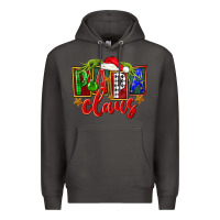 Smoke Christmas papa claus Premium Hoodie - FaDigitalArtStudio