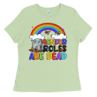 Matcha gender roles are dead Ladies Tee - Artiststas