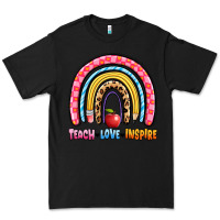 Black teach love inspire rainbow Premium Tee - Artiststas