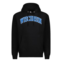 Black wisconsin blue Premium Hoodie - lanVoArt