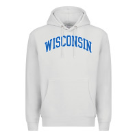 Dove Grey wisconsin blue Premium Hoodie - lanVoArt