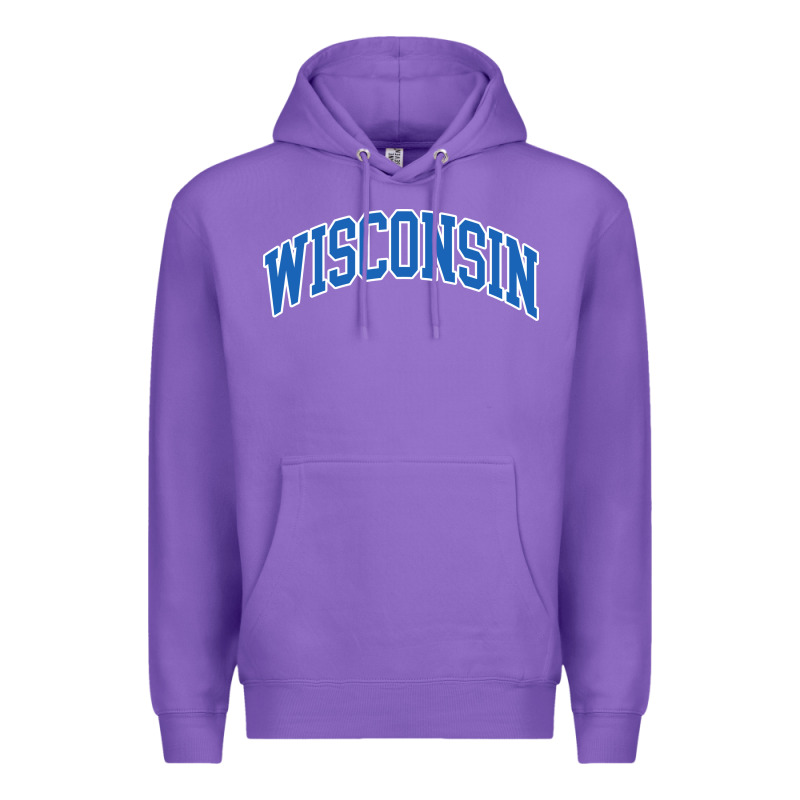 Wisconsin Blue Premium Hoodie by lanVoArt | Teevron
