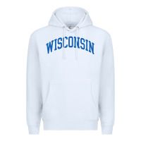 White wisconsin blue Premium Hoodie - lanVoArt
