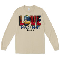 Mushroom love came down luke 2 11 Long Sleeve Tee - CowGirlArtShop