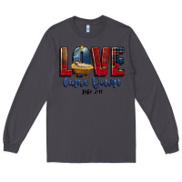 Smoke love came down luke 2 11 Long Sleeve Tee - CowGirlArtShop