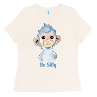 Bone monkey cute animals Ladies Tee - RanaPortraitStore