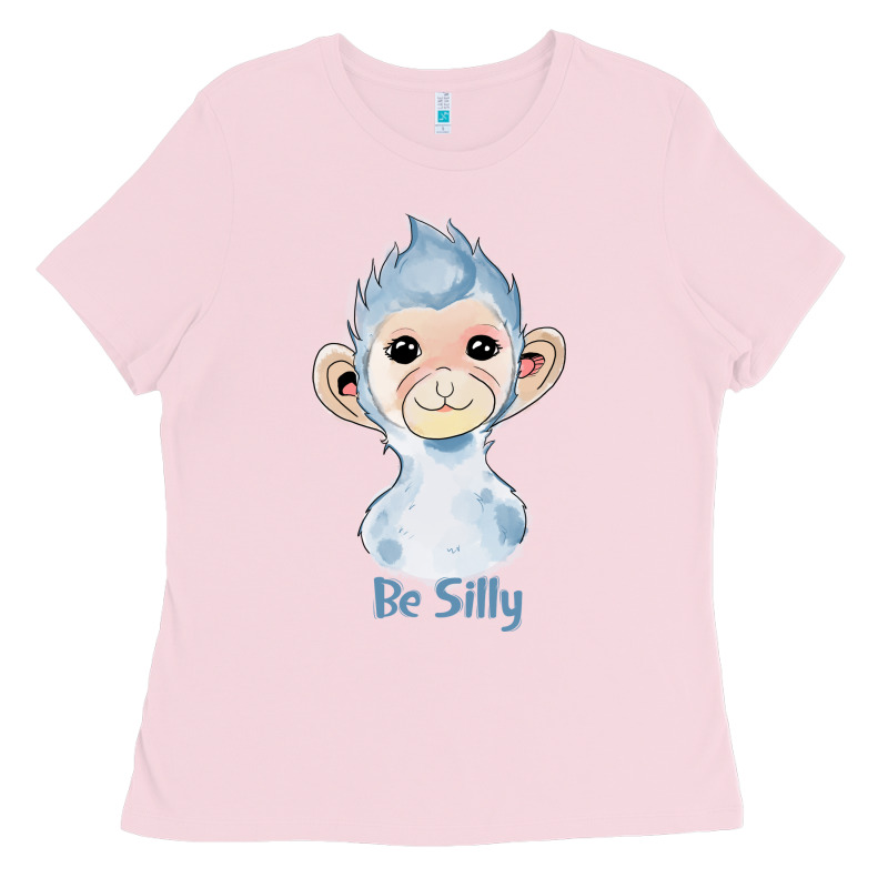 Monkey Cute Animals Ladies Tee by RanaPortraitStore | Teevron