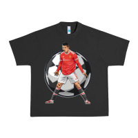 Pigment Black cr7 soccer fan Urban Heavy Tee - lanVoArt