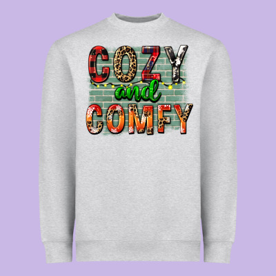 Cozy And Comfy Heavyweight Sweatshirt Designed By Fadigitalartstudio