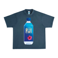 Midnight Navy aesthetic fiji water Urban Heavy Tee - lanVoArt