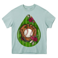 Arona baseball and western roses teardrop  4 Heavy Core Tee - BundleAndBundleShop