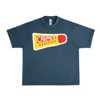 Midnight Navy carmex obsessed sticker Urban Heavy Tee - lanVoArt