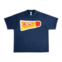 Navy carmex obsessed sticker Urban Heavy Tee - lanVoArt