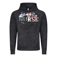 Vintage Black American Nurse 4th of july Vintage Hoodie - HowdyJamesFarm