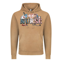 Vintage Camel American Nurse 4th of july Vintage Hoodie - HowdyJamesFarm