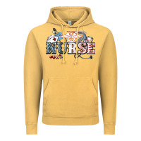 Vintage Mustard American Nurse 4th of july Vintage Hoodie - HowdyJamesFarm
