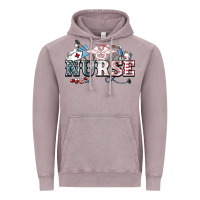 Vintage Zinc American Nurse 4th of july Vintage Hoodie - HowdyJamesFarm