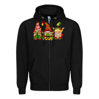 Black Elf Gnomes Zipper Hoodie - CowhideDigitalArt