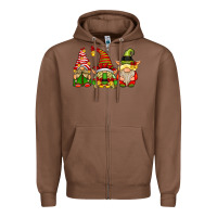 Chestnut Elf Gnomes Zipper Hoodie - CowhideDigitalArt