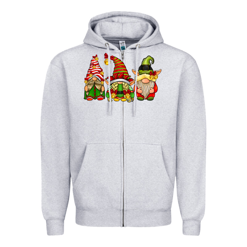 Elf Gnomes Zipper Hoodie by CowhideDigitalArt | Teevron