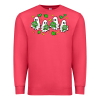 Cardinal clover ghostie st.patrick's day Premium Sweatshirt - Artiststas