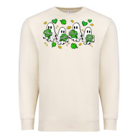 Sandshell clover ghostie st.patrick's day Premium Sweatshirt - Artiststas