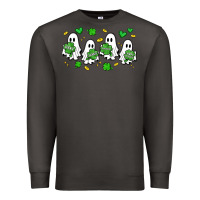 Smoke clover ghostie st.patrick's day Premium Sweatshirt - Artiststas