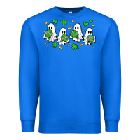 True Royal clover ghostie st.patrick's day Premium Sweatshirt - Artiststas