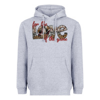 Heather Grey for the love of the game Heavyweight Hoodie - SublimationCraftShop