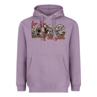 Lavender for the love of the game Heavyweight Hoodie - SublimationCraftShop
